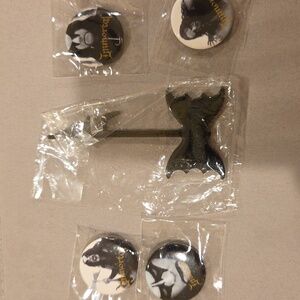 IMMORTAL Band - 4 Buttons and 1 Pendant Set - NEW